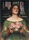 John William Waterhouse Famous Paintings - Gather Ye Rosebuds while ye may